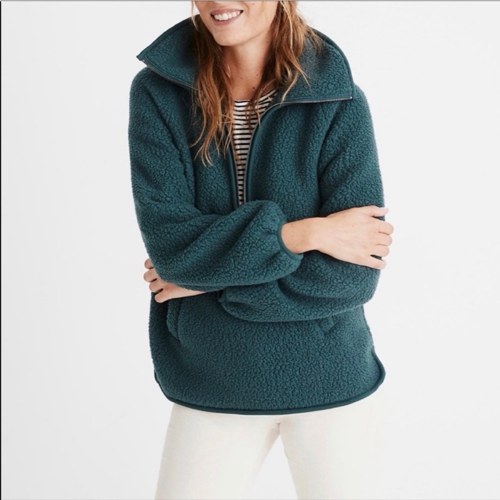 Madewell Polartec Half Zip Fleece Pullover
